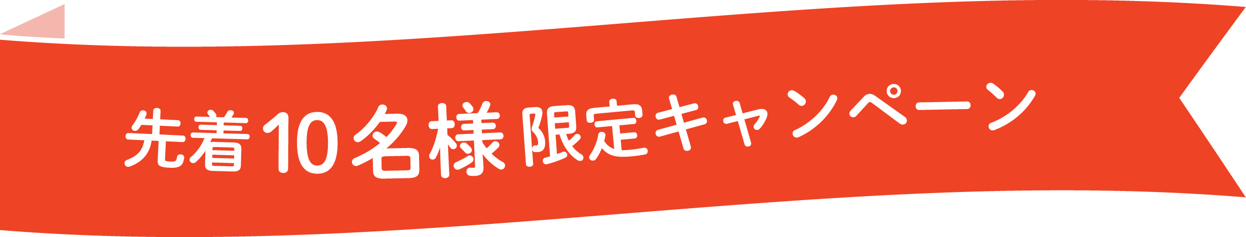 先着10名様 限定キャンペーン